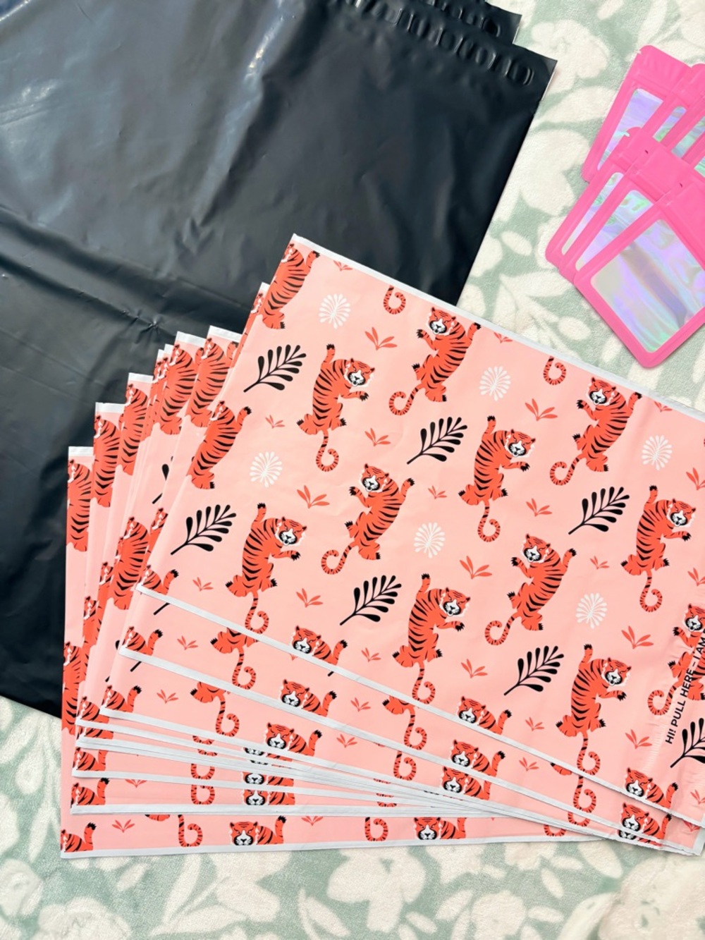 75 Piece Pink Tiger Shipping Supply Bundle 🐅💕 - Picture 2 of 4